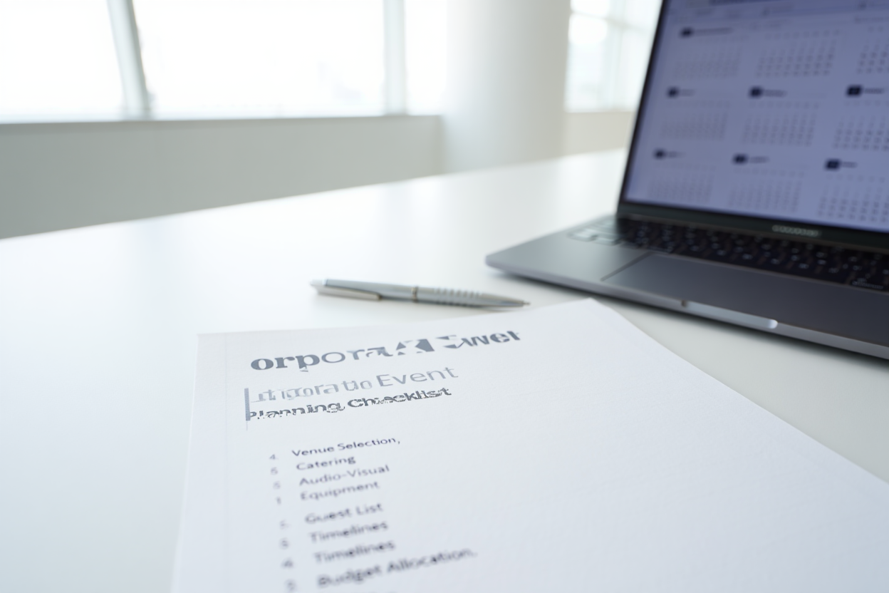 Corporate Event Planning Checklist — Complete 2026 Guide — ProFindr