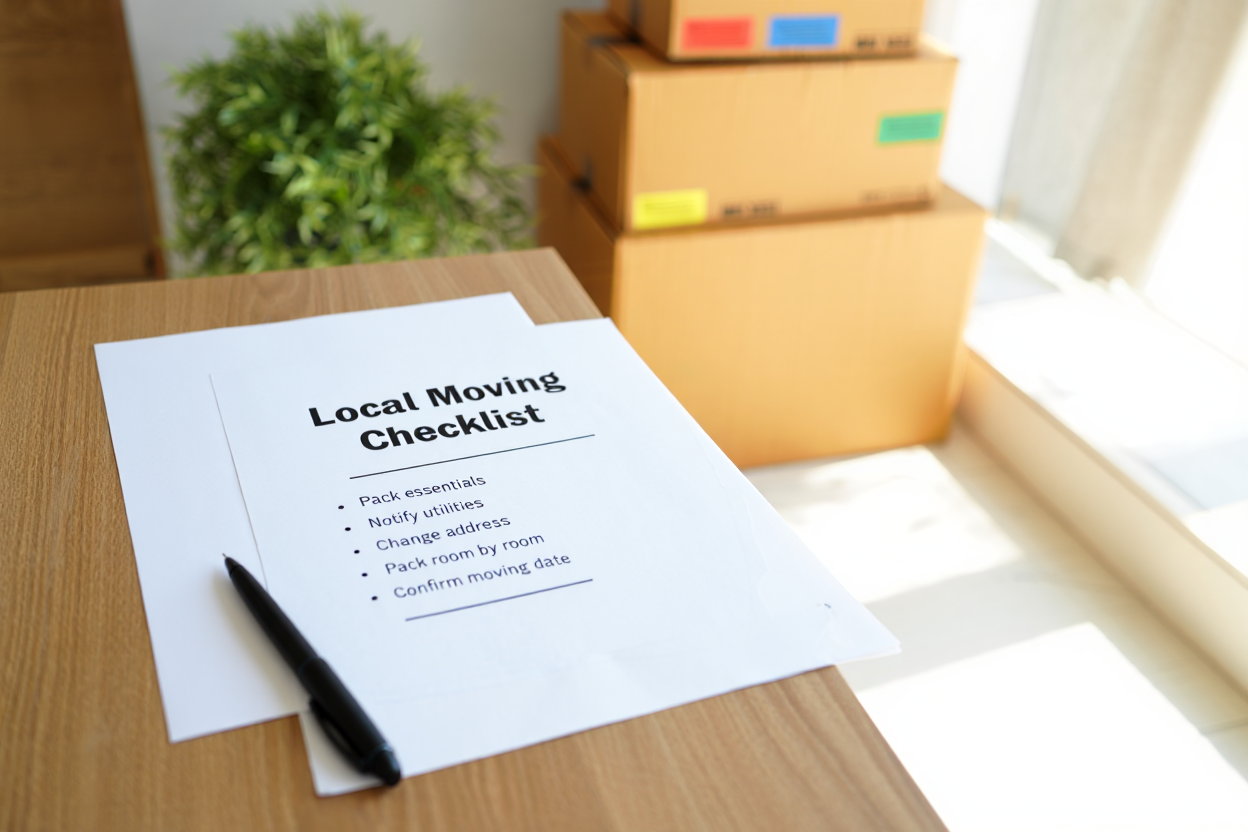 Local Moving Checklist — Complete 2026 Guide — hero image