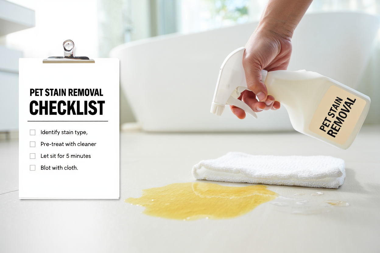 Pet Stain Removal Checklist — Complete 2026 Guide — hero image