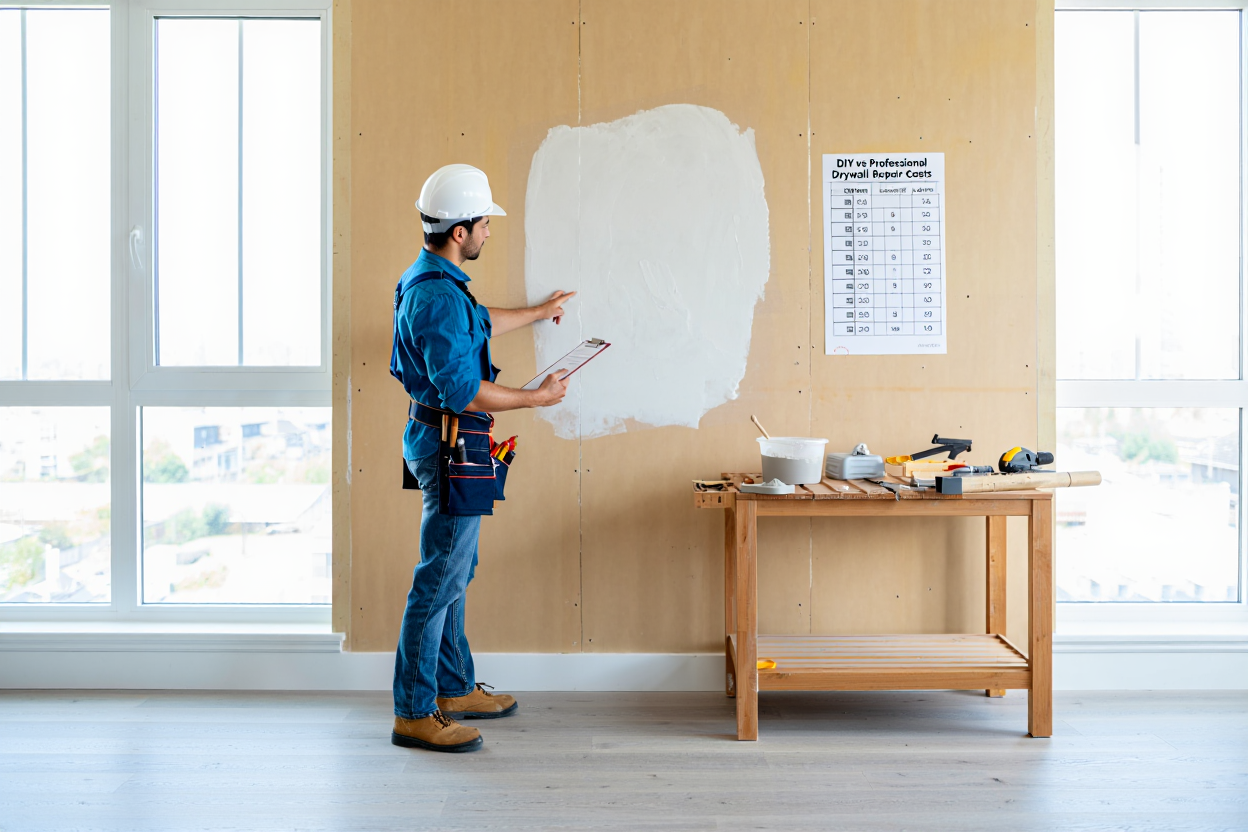 Drywall Repair Costs: DIY vs Professional Pricing Guide (2026) — hero image