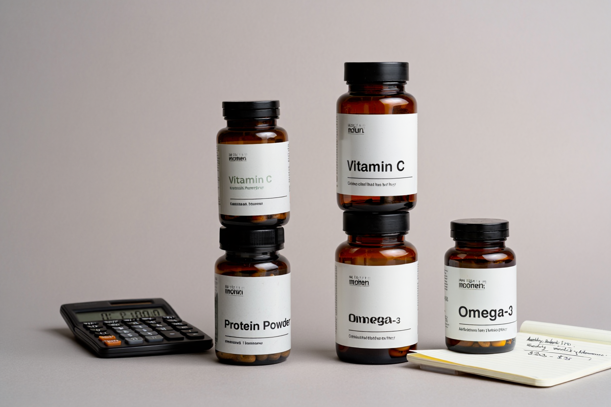 Supplement Stacks Cost Guide (2026): Monthly Budget by Goal — hero image